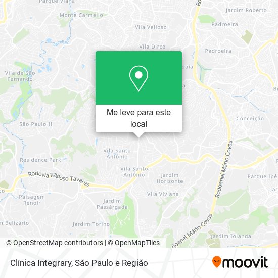 Clínica Integrary mapa