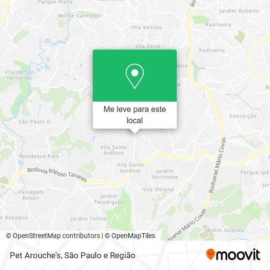 Pet Arouche's mapa