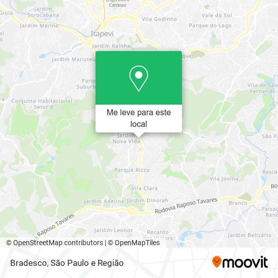 Bradesco mapa