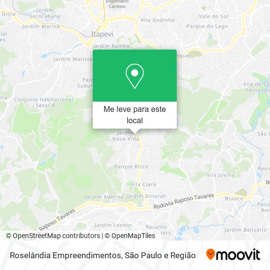 Roselândia Empreendimentos mapa