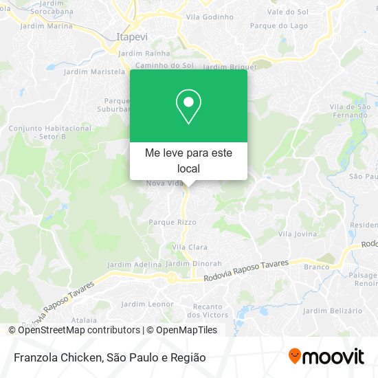 Franzola Chicken mapa