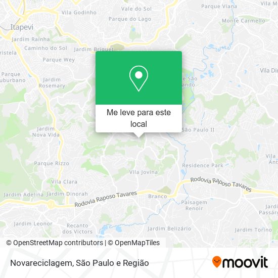 Novareciclagem mapa