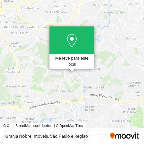Granja Nobre Imóveis mapa