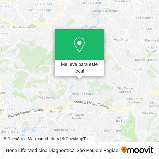 Gene Life Medicina Diagnostica mapa