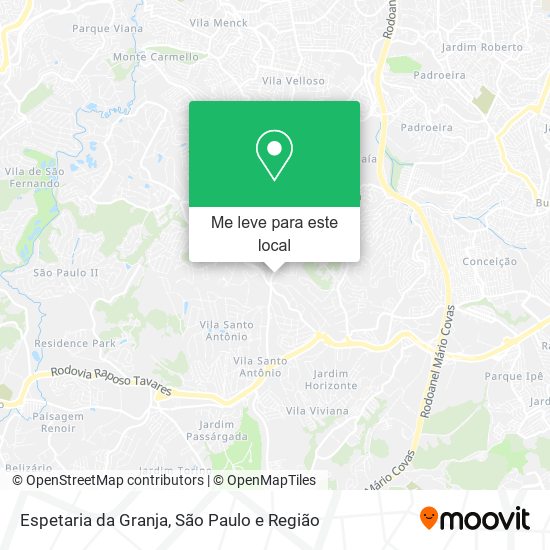 Espetaria da Granja mapa