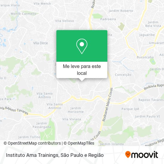 Instituto Ama Trainings mapa