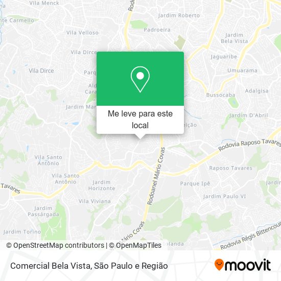 Comercial Bela Vista mapa