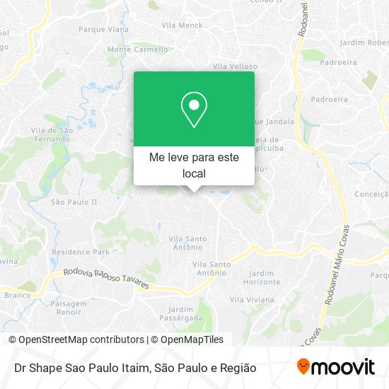 Dr Shape Sao Paulo Itaim mapa