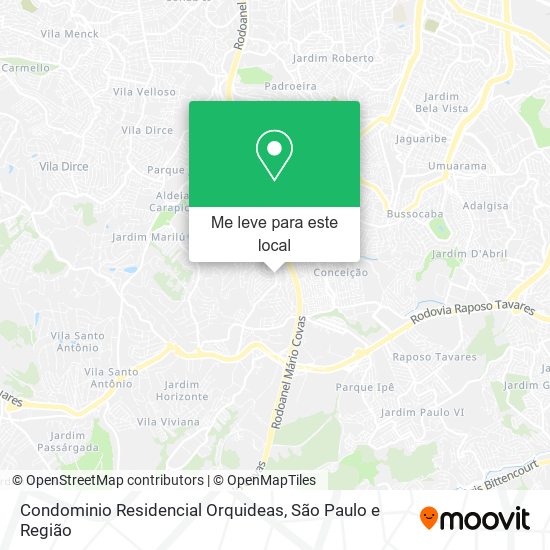 Condominio Residencial Orquideas mapa