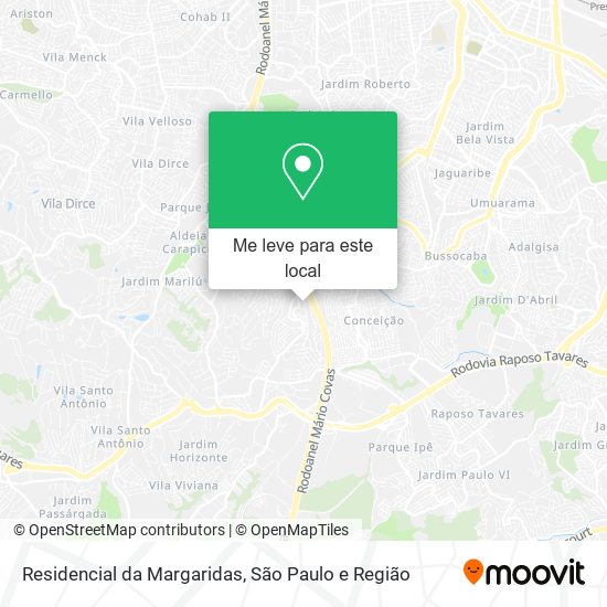 Residencial da Margaridas mapa