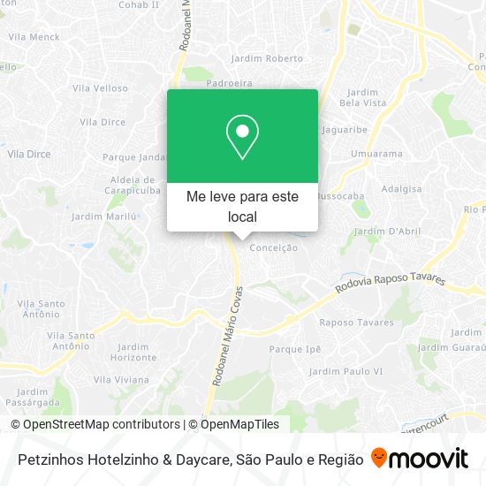 Petzinhos Hotelzinho & Daycare mapa