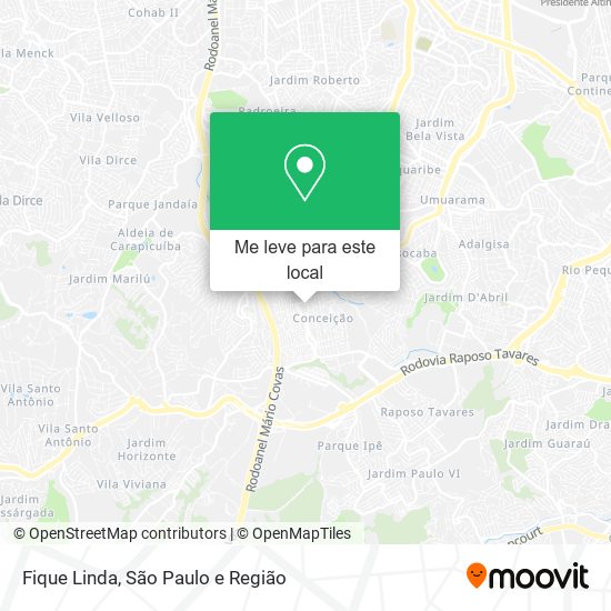 Fique Linda mapa
