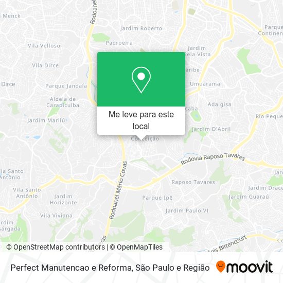 Perfect Manutencao e Reforma mapa