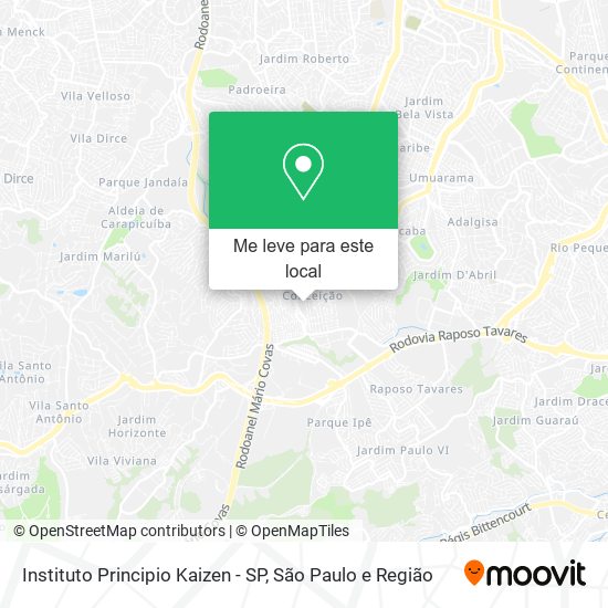 Instituto Principio Kaizen - SP mapa