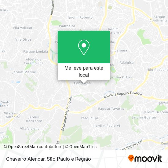 Chaveiro Alencar mapa