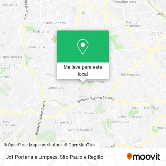 Jdf Portaria e Limpeza mapa