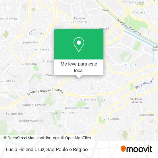 Lucia Helena Cruz mapa
