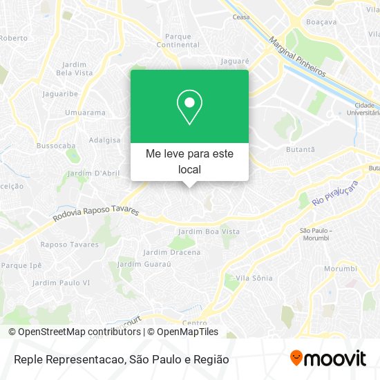 Reple Representacao mapa