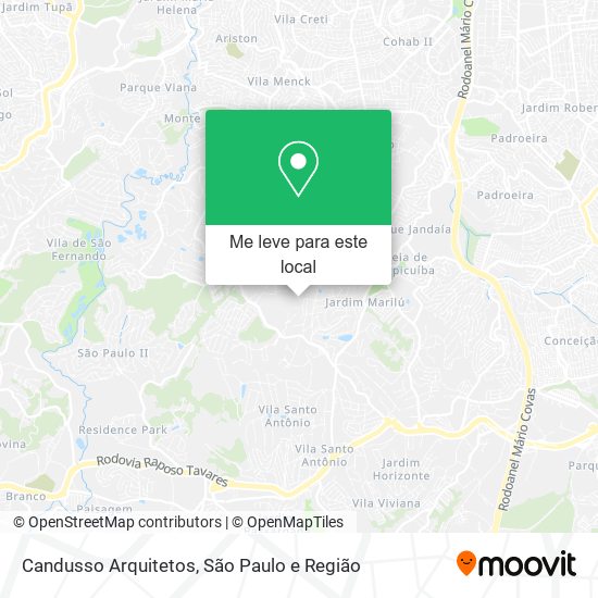Candusso Arquitetos mapa
