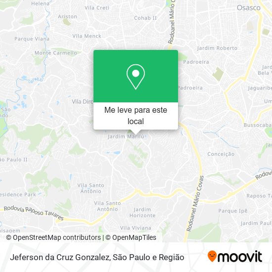 Jeferson da Cruz Gonzalez mapa