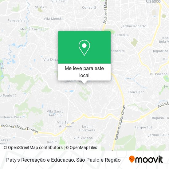 Paty's Recreação e Educacao mapa