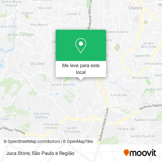 Juca Store mapa