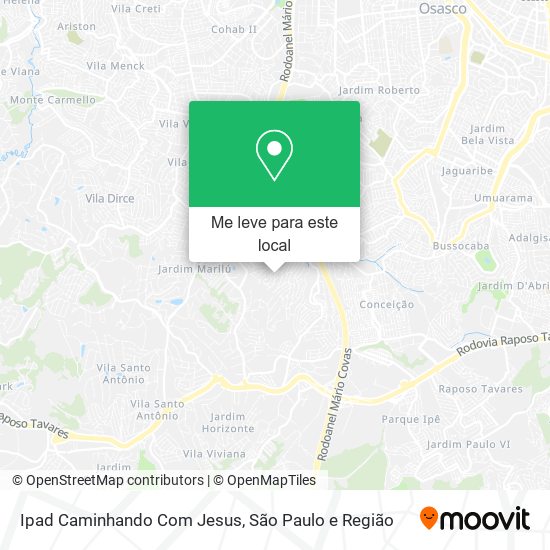 Ipad Caminhando Com Jesus mapa