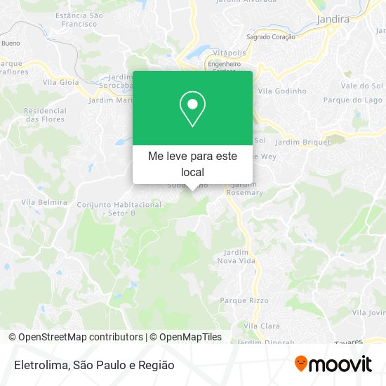Eletrolima mapa