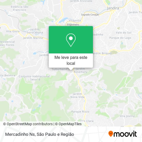 Mercadinho Ns mapa