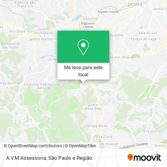 A.V.M Assessoria mapa