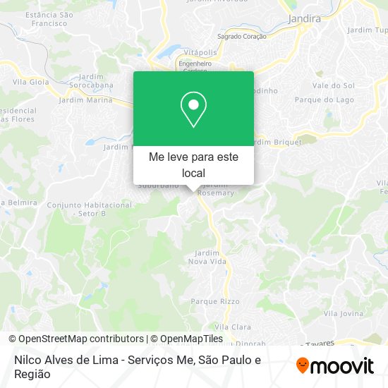 Nilco Alves de Lima - Serviços Me mapa