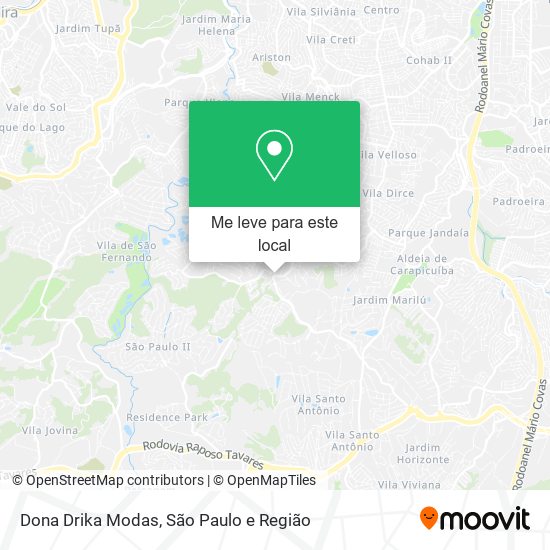 Dona Drika Modas mapa