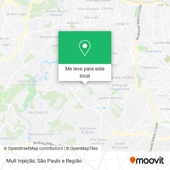 Mult Injeção mapa