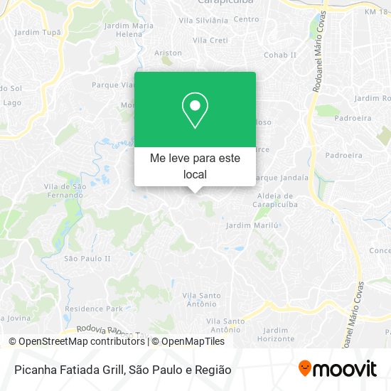 Picanha Fatiada Grill mapa