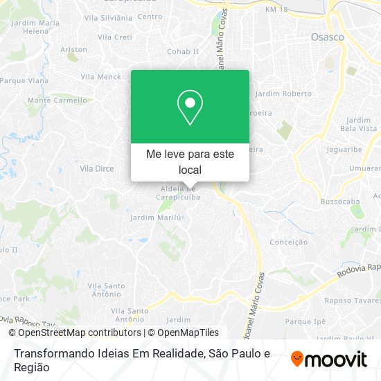 Transformando Ideias Em Realidade mapa