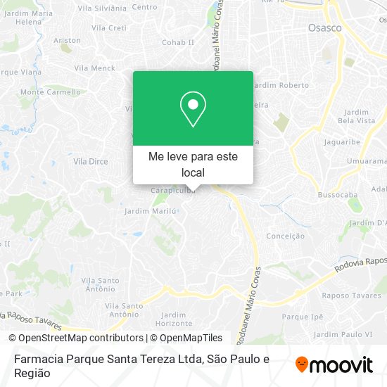 Farmacia Parque Santa Tereza Ltda mapa