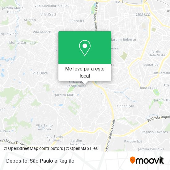 Depósito mapa