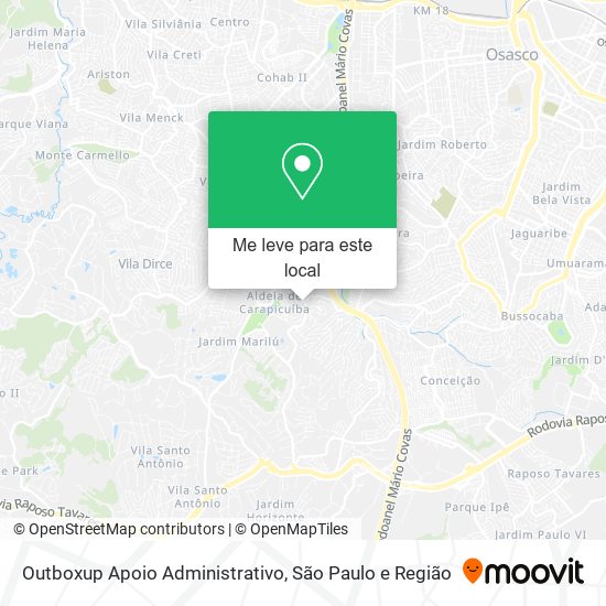 Outboxup Apoio Administrativo mapa