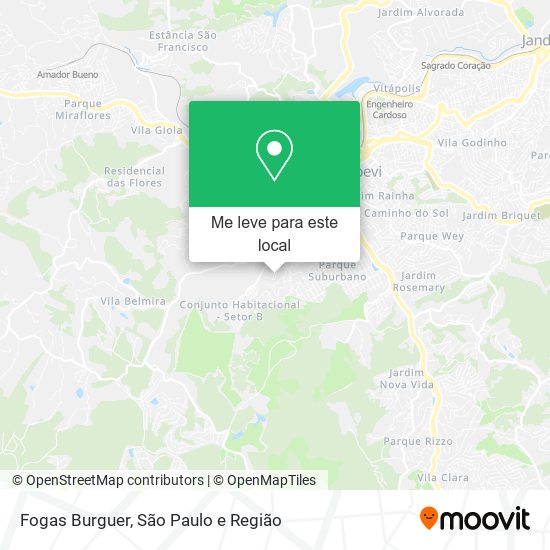 Fogas Burguer mapa