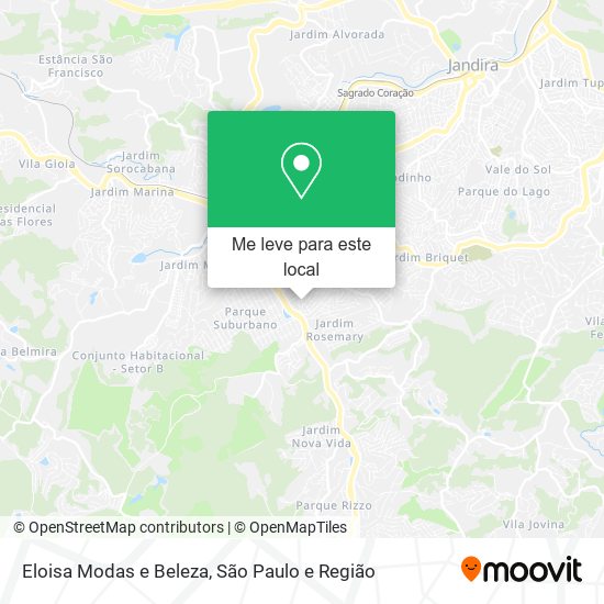 Eloisa Modas e Beleza mapa