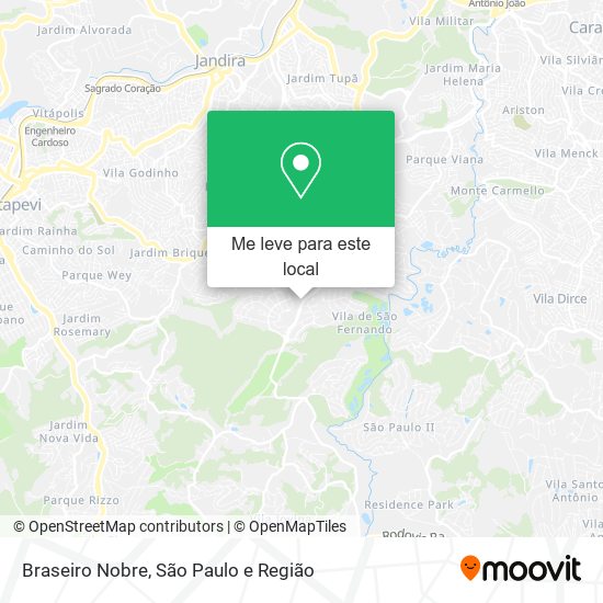 Braseiro Nobre mapa