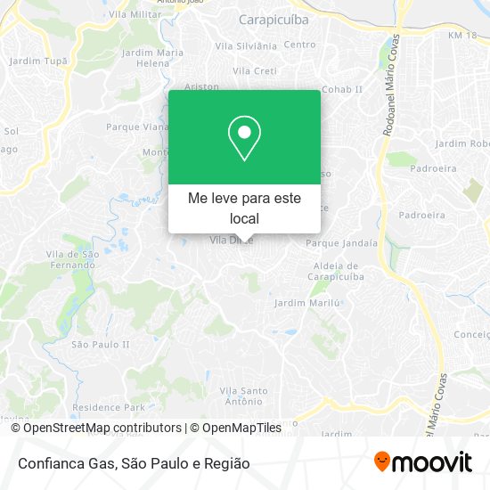 Confianca Gas mapa