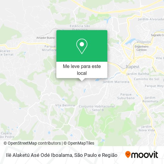 Ilê Alaketú Asé Odé Iboalama mapa