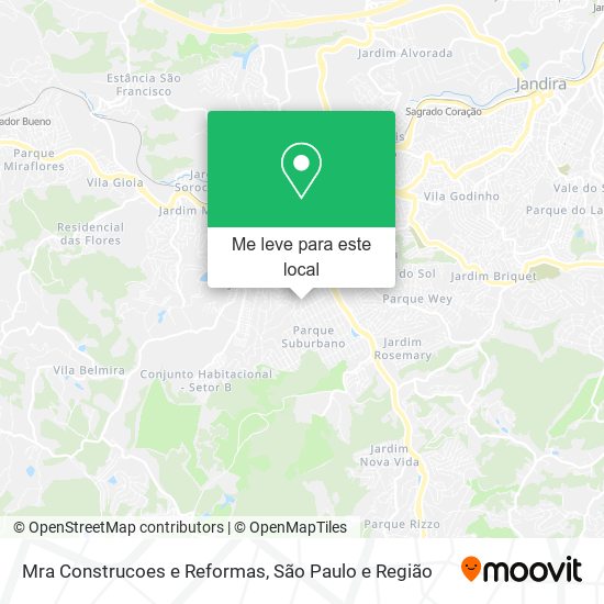 Mra Construcoes e Reformas mapa