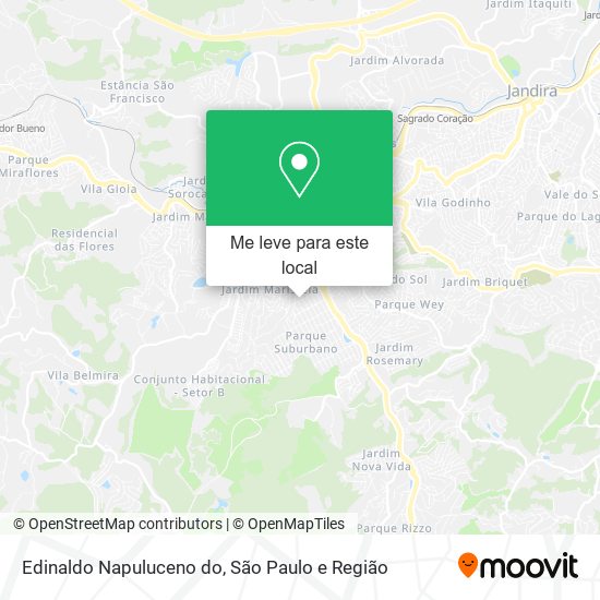 Edinaldo Napuluceno do mapa