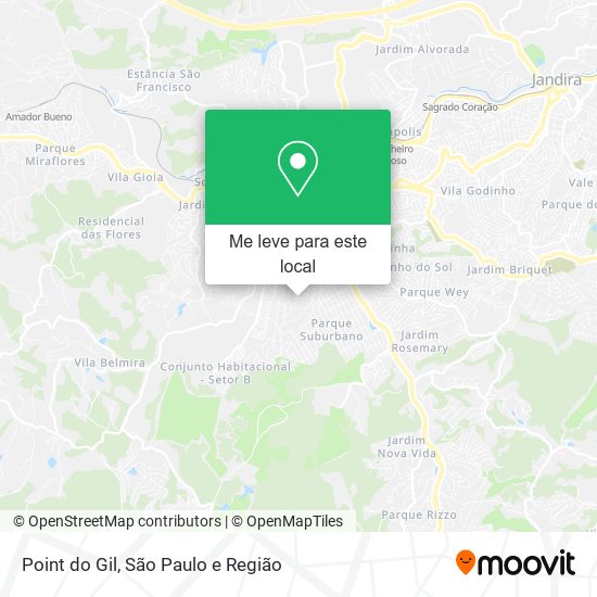 Point do Gil mapa