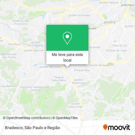 Bradesco mapa