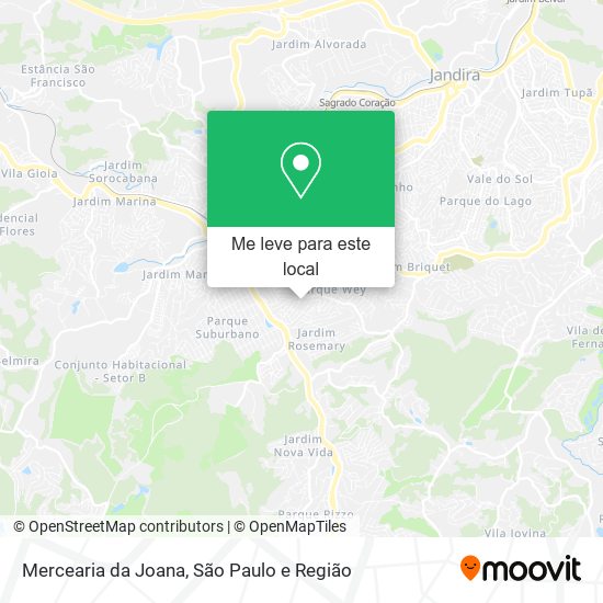 Mercearia da Joana mapa