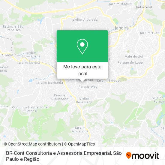 BR-Cont Consultoria e Assessoria Empresarial mapa