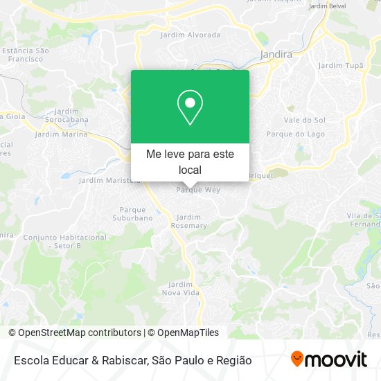 Escola Educar & Rabiscar mapa